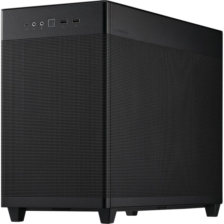 Caja ASUS Prime AP201 MicroATX, negra, Paneles de malla de cuasifiltro