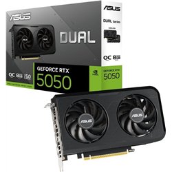 Carte graphique Asus Dual-RTX5050-O8G, NVIDIA GeForce RTX 5050 8 Go GDDR6