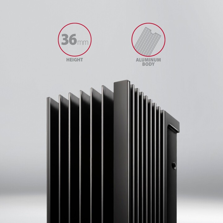 Axagon CLR-M2XL Computer Cooling System M.2 NVMe SSD, Solid State Drive Heatsink/Radiator Black 1