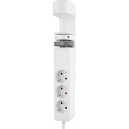Neomounts DS22-840WH6 Multipresa da tavolo con morsetto e porte USB-C e USB-A - ricarica rapida