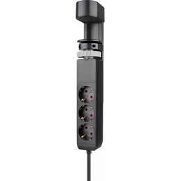 Neomounts DS22-840BL6 Multiprise de bureau avec pince et ports USB-C et USB-A - charge rapide