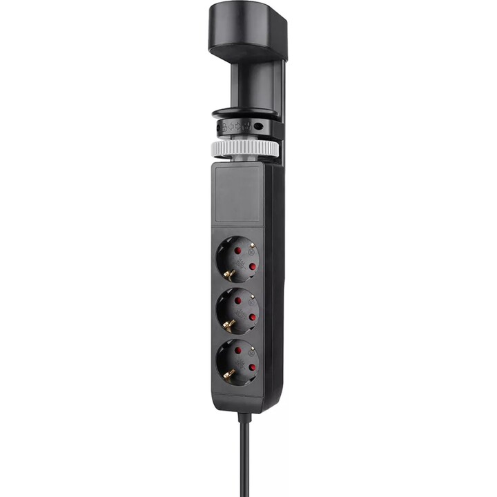 Neomounts DS22-840BL6 extensão elétrica 1,4 m 3 tomada(s) CA Interior Preto