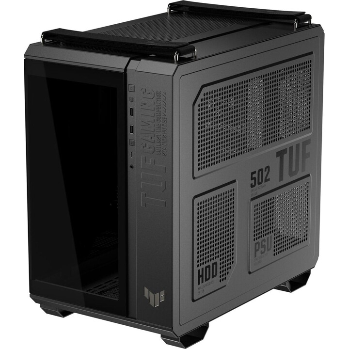 Torre PC ASUS TUF GAMING GT502 HORIZON TG ARGB Mid Tower ATX Doble Cristal Templado USB-C Negra