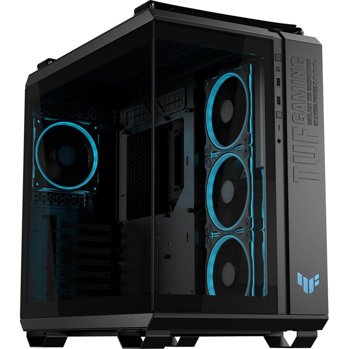 Torre PC ASUS TUF GAMING GT502 HORIZON TG ARGB Mid Tower ATX Doble Cristal Templado USB-C Negra