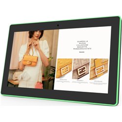 ALLNET Meetingraum RGB LED Tablet 15 Zoll RK3399 Android 10 und NFC/RFID schwarz