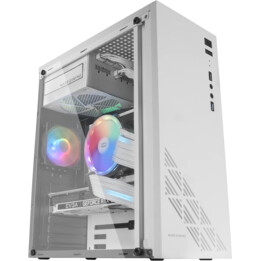 Custodia da gioco Mid Tower Mars Gaming MC100 / Bianca