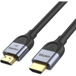 UNITEK C11086GY01-5M HDMI-Kabel HDMI Typ A (Standard) Schwarz, Grau