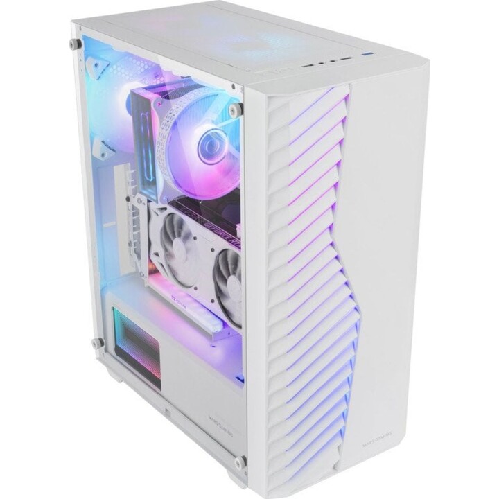 Mars Gaming MC-VOLT/Boîtier de jeu semi-tour blanc