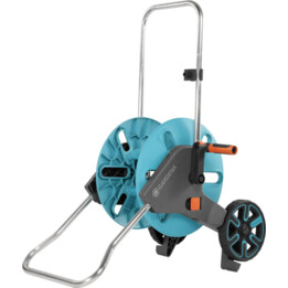 Carro portamangueras CleverRoll M (1 unidad), gris, turquesa y naranja, 18511-20