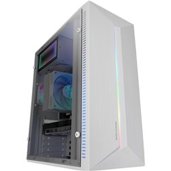 Boîtier de jeu semi-tour Mars Gaming MC-BLAZE/blanc