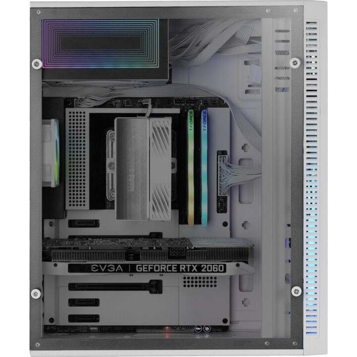 Mars Gaming MC-BLAZE/ White Semi-Tower Gaming Box
