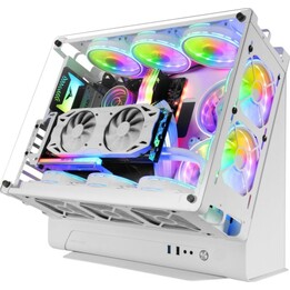 Boîtier Gaming Tour Mars Gaming MCBW/ Blanc