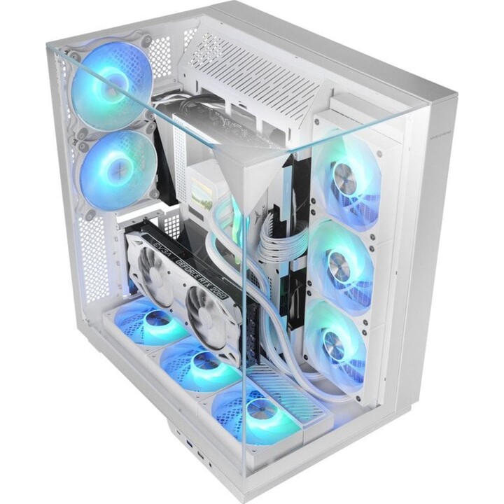 Boîtier de jeu Mars Gaming MC-3GF/ White Tower