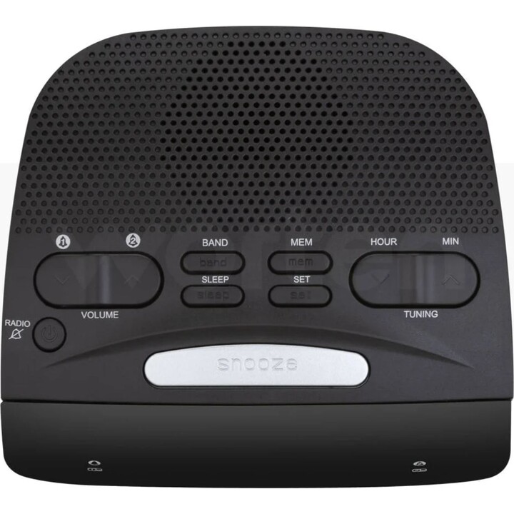 Aiwa CR-15 réveille-matin Réveil numérique Noir, Blanc