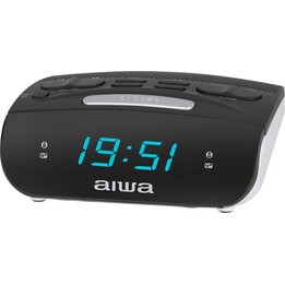 Aiwa CR-15 alarm clock Digital alarm clock Black, White