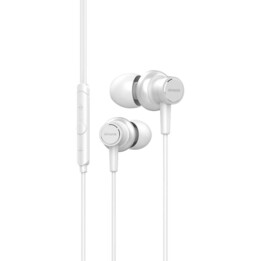 AIWA ETM-500WT White Diamond Auricolare In-Ear Custodia in Alluminio Driver da 10 mm con Magnete N40 e diaframma in Titanio