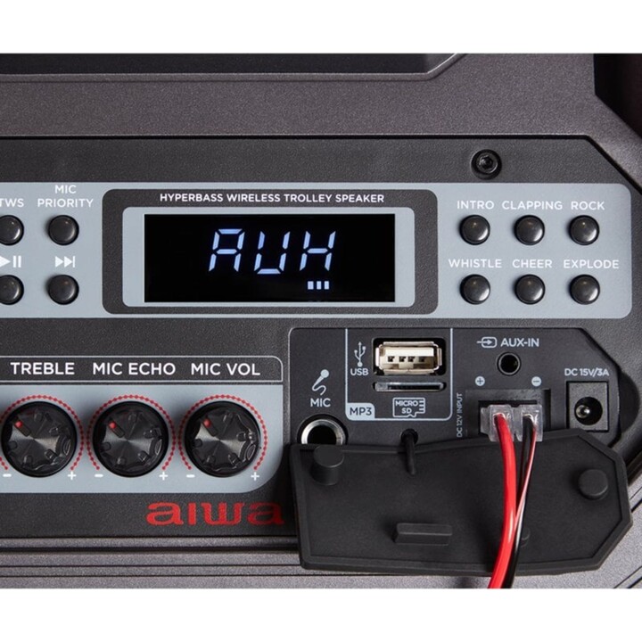 AIWA KBTUS-608 Audio de puissance Noir