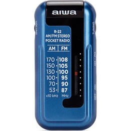 Aiwa R-22BL Mini radio AM/FM azul