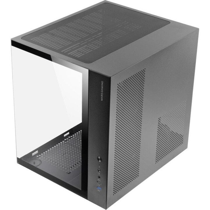 Torre PC Mars Gaming MCV-ONE Caja Gaming ATX Doble Cristal Templado Ventilador Trasero FRGB 12cm