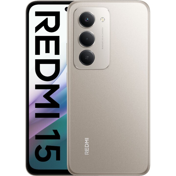 Xiaomi Redmi 15 NFC, 6GB RAM 128GB, Dual SIM, 6.90 HD+ 144Hz, 7000 mAh, Titán Gris