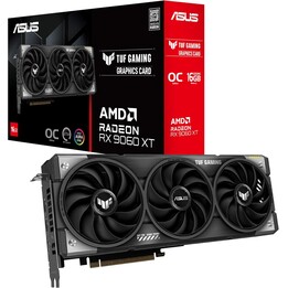 Carte graphique | ASUS | AMD Radeon RX 9060 XT | 16 Go | GDDR6 | 128 bits | PCIE 5.0 16x | Ventilateur triple slot | 1x HDMI | 2