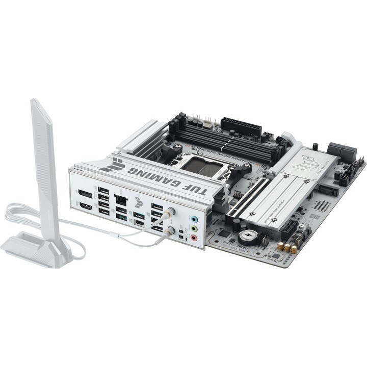 Placa base | ASUS | AMD B850 | SAM5 | Micro-ATX | Memoria DDR5 | Ranuras de memoria 4 | GAMINGB850M-PLUSWIFI7W