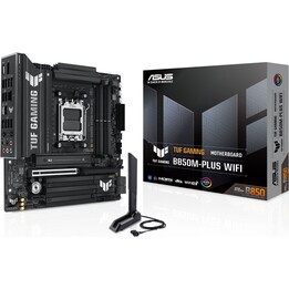 Placa base | ASUS | AMD B850 | SAM5 | Micro-ATX | Memoria DDR5 | Ranuras de memoria 4 | GAMINGB850M-PLUSWIFI7