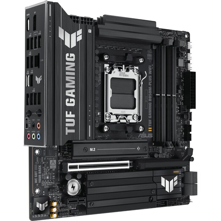 Scheda madre|ASUS|AMD B850|SAM5|Micro-ATX|Memoria DDR5|Slot di memoria 4|GAMINGB850M-PLUSWIFI7