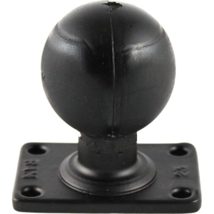 Zebra RAM Rectangular Base with 2.25 Rubber Ball