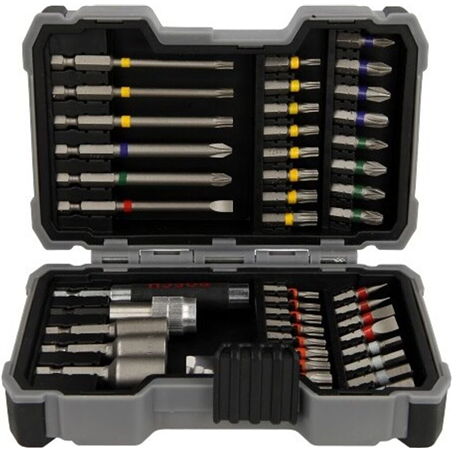 Conjunto de bits e soquete Bosch, 43 peças, 25 mm, 75 mm