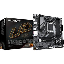 Placa de vídeo gigabyte b650m d3hp m-atx skt am5 4xddr5 5600mhz hdmi displayport lan m.2