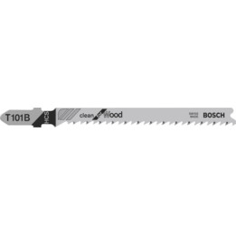 Hoja de sierra de calar BOSCH 2608633622 T 101 B Clean for Wood (paquete de 25)