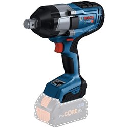 Llave de impacto Bosch GDS 18V-1050 H BITURBO sin escobillas de 3/4 de pulgada con 2 baterías de 5.0 Ah