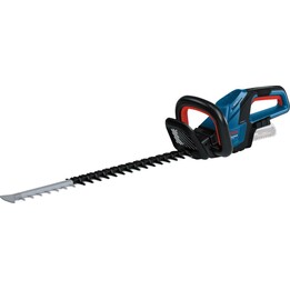BOSCH 9199344, Tosasiepi a batteria GHE 18V-60 60 cm, lama a doppia azione, blu