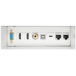 Aisens A127-0720/ VGA-Anschlussdose – 2 x HDMI – Klinke 3,5 – USB Typ C – USB – 2 x RJ45