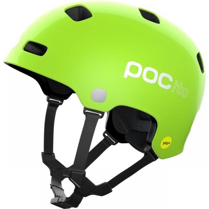 POC POCITO CRANE MIPS Casco de bicicleta infantil, talla S 51-54 cm, verde