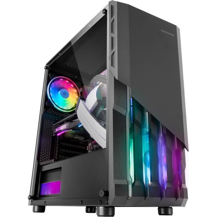 Estojo para jogos Mars Gaming MC-X2/Black Mid-Tower