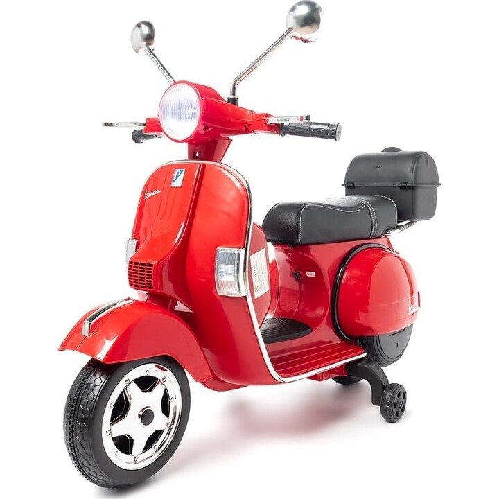 Vespa Px150 12V Rot – Elektromotorrad für Kinder