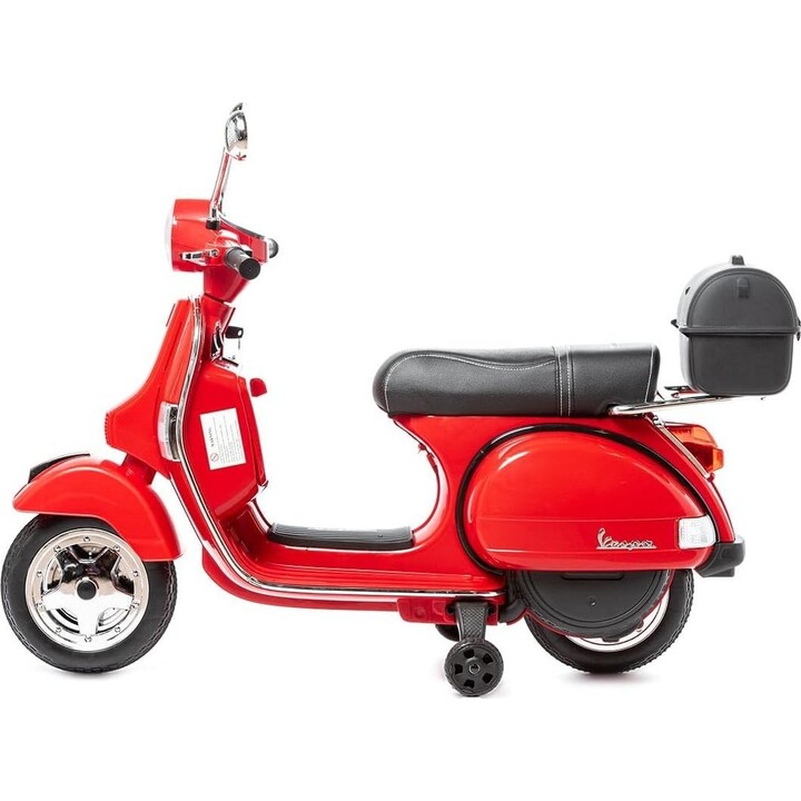 Vespa Px150 12V Rot – Elektromotorrad für Kinder