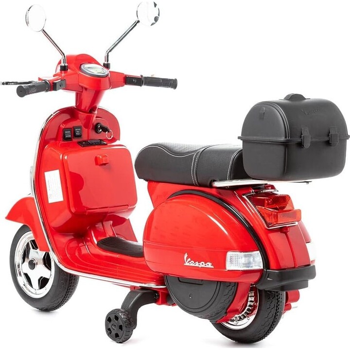 Vespa Px150 12V Rot – Elektromotorrad für Kinder