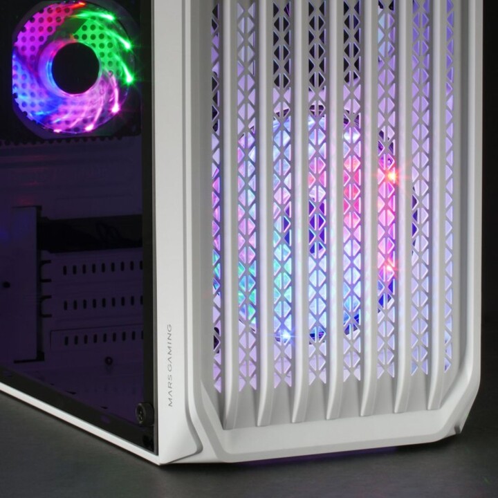 Mars Gaming MC-S2 Case da gioco Mini Tower/Bianco