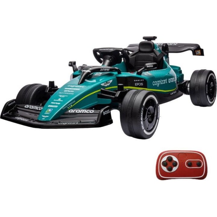 Coche de carreras F1 24V verde - Coche eléctrico para niños