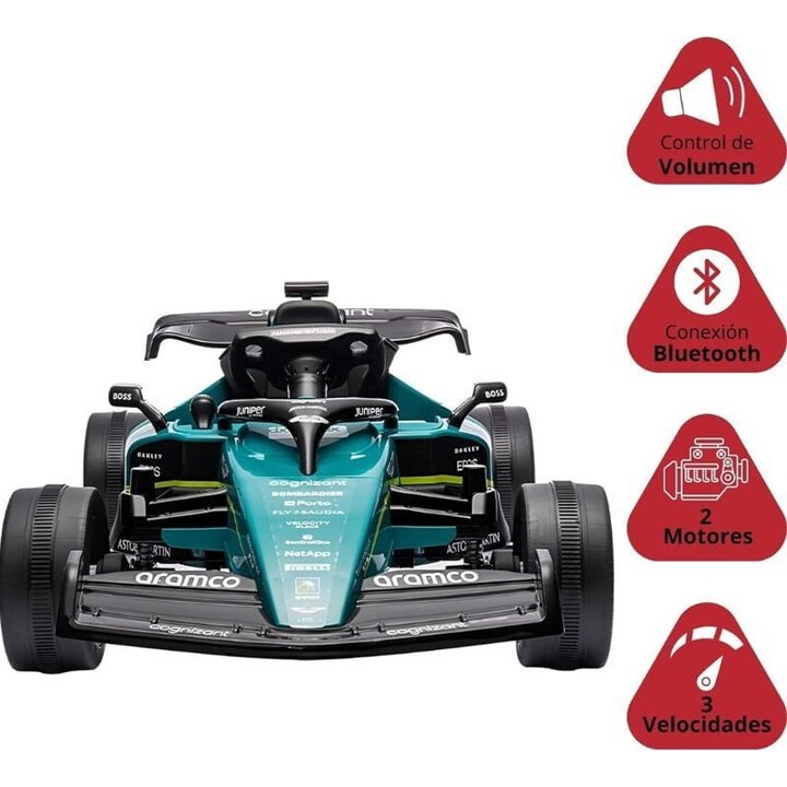 F1 24V Racing Car Green - Electric Car for Kids