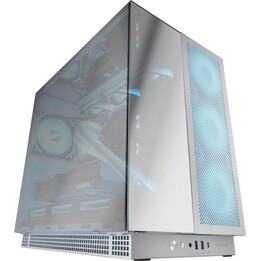 Torre PC Mars Gaming MC-NOVA3 Caja Gaming Custom XXL E-ATX Tripe Cristal Cromado Aluminio USB-C
