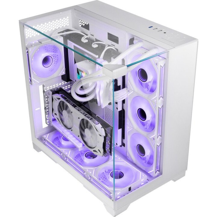 Mars Gaming MC-VISION Mini Tower Gaming Case/ Bianco
