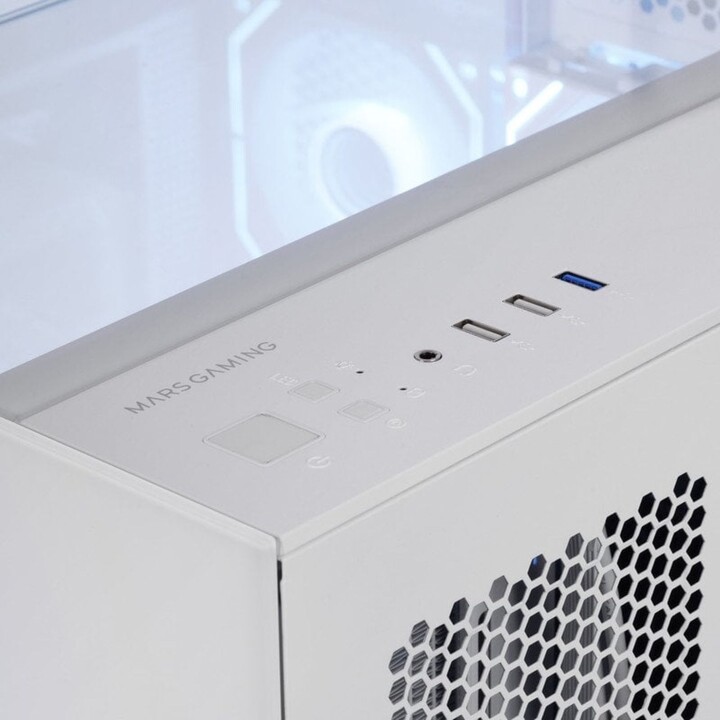 Mars Gaming MC-VISION/White Minitower Gaming Box
