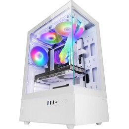 Boîtier de jeu moyen-tour Mars Gaming MC-XO/Blanc