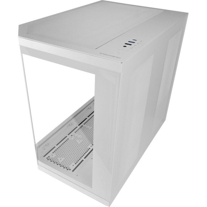 Mars Gaming MC-3TCORE/Weiße Semi-Tower-Gaming-Box
