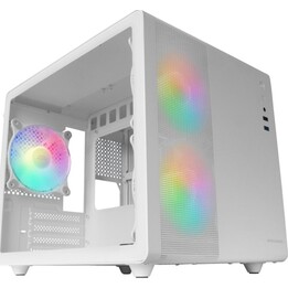 Torre PC Mars Gaming MC-400 FRGB MicroATX Cristal Templado USB 3.0 Blanca