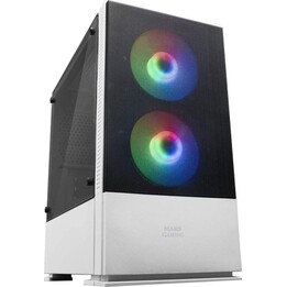 Mars Gaming MCZW/ White Mini Tower Gaming Case